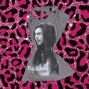 Bob Marley Gray Women's Top